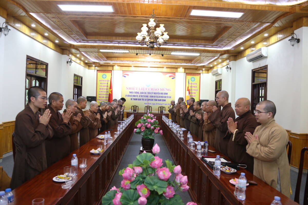 Ban Hướng dẫn Phật tử GHPGVN tỉnh Nam Định họp triển khai công tác Phật sự