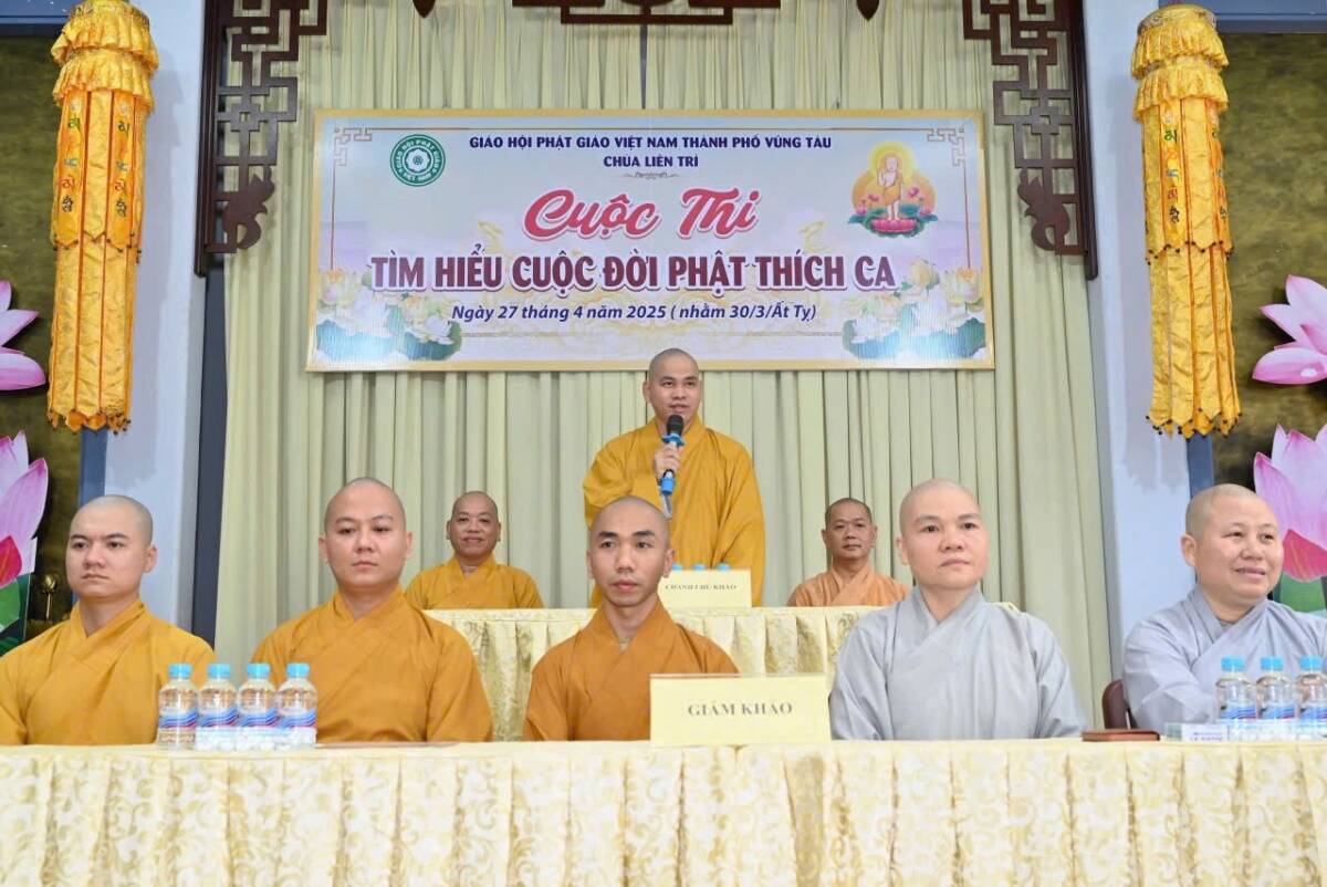 Cuộc thi “Tìm hiểu cuộc đời Đức Phật Thích Ca” tại chùa Liên Trì